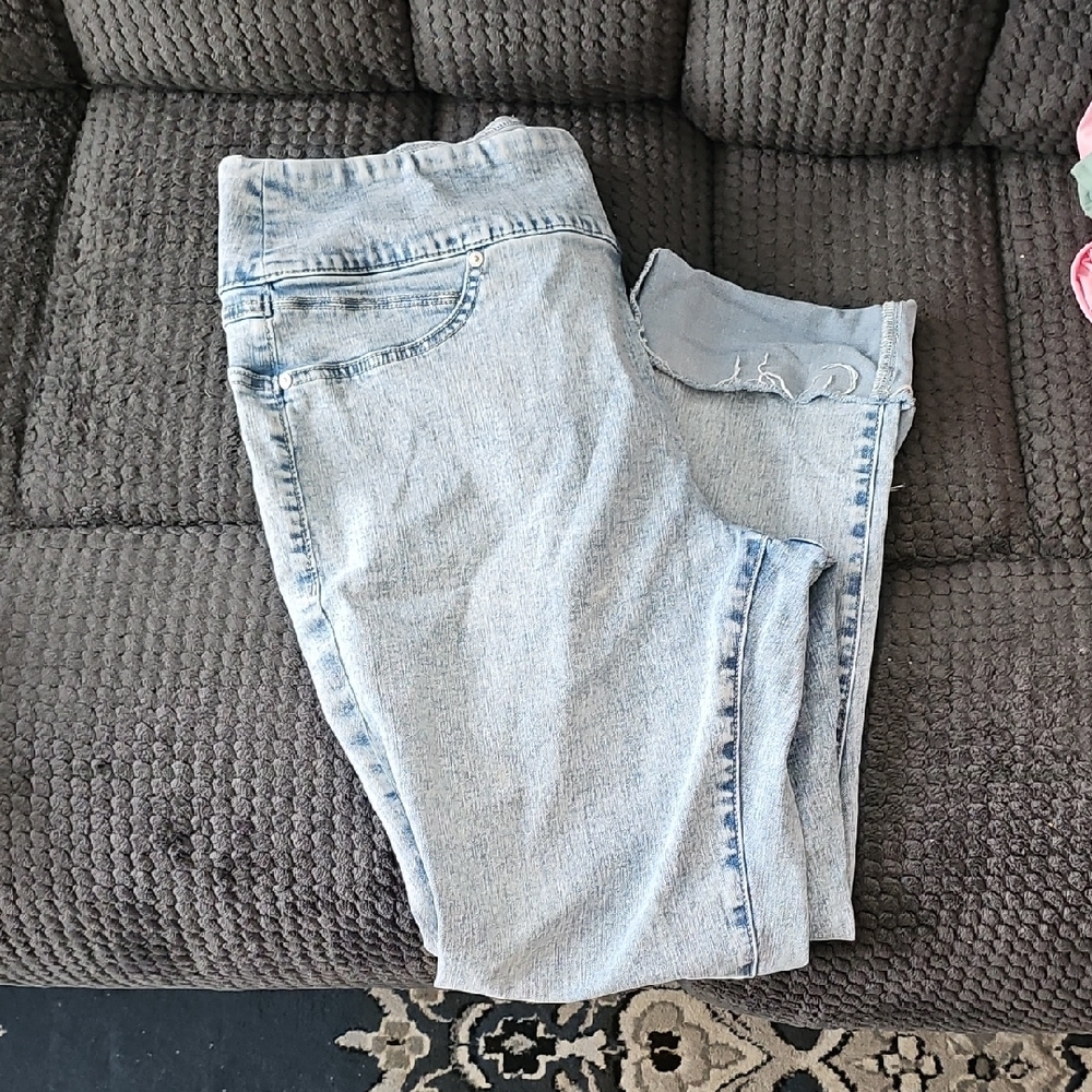 Seven7 Blue Skinny Jeans Classic Style